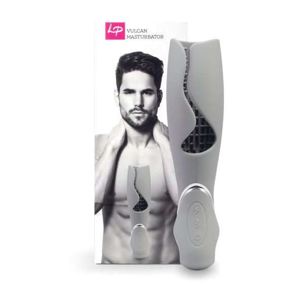 LoversPremium Vulcan - Rechargeable Waterproof Masturbator (Grey)