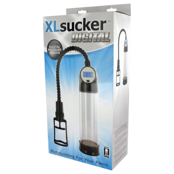 XLSUCKER - Digital Power and Penis Pump (Transparent)