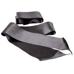 S&M - Silky Bondage Scarf Set - Black (2-Piece)