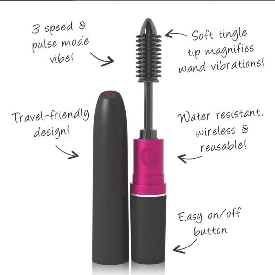 Screaming Mascara - Eyelash Vibrator (Black-Pink)