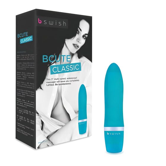 B SWISH Bcute Classic - Waterproof Lipstick Vibrator (Turquoise)