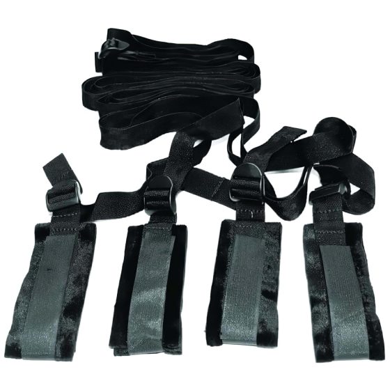 S&M - Bed Restraint Kit (Black)