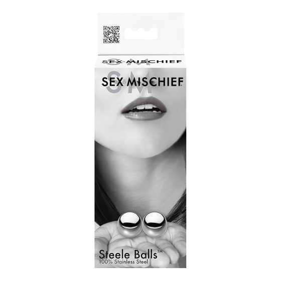 S&M - Separate Steel Ben Wa Balls (Silver)