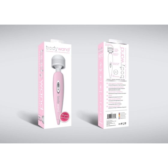 Bodywand - Small Rechargeable Massager Vibrator (Pink)