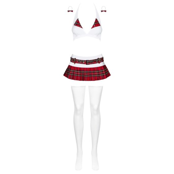 Obsessive Schooly - Schoolgirl Costume Set (6 Pieces)