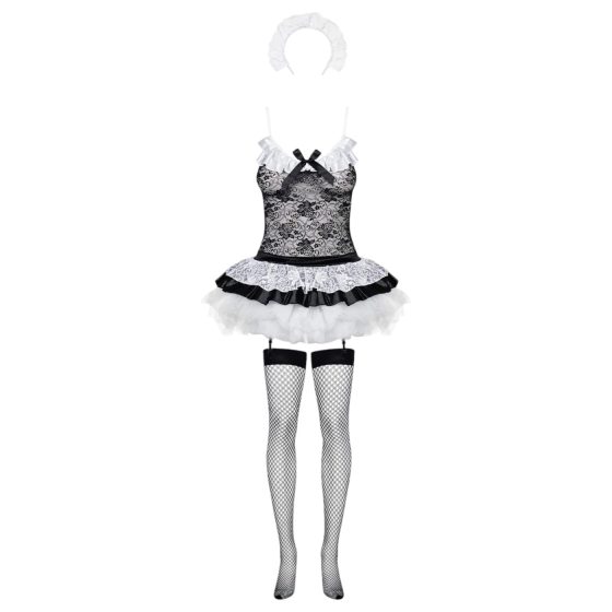 Obsessive Maid - French Maid Costume Set (5-Piece)