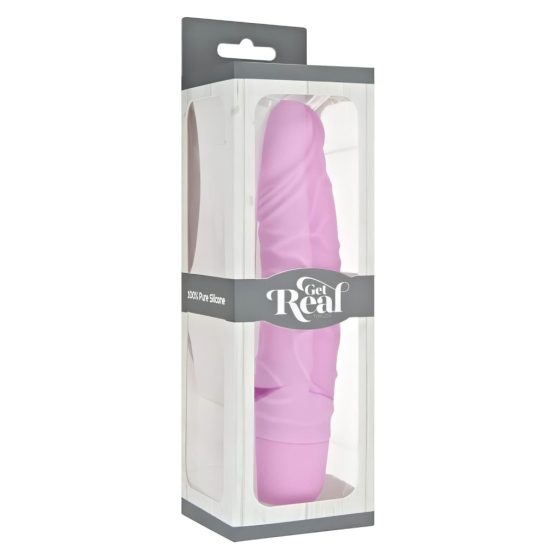 Classic Realistic Silicone Vibrator (Pink)