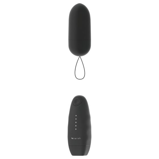 B SWISH - Radio-controlled Vibrating Egg (Black)