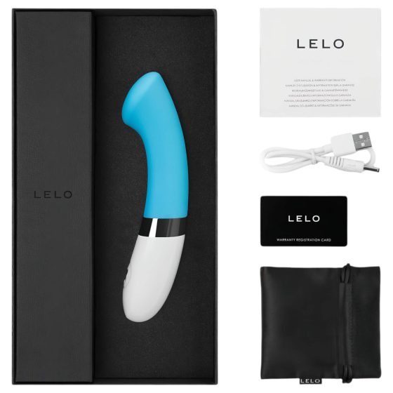 LELO Gigi 2 - Silicone G-Spot Vibrator (Blue)