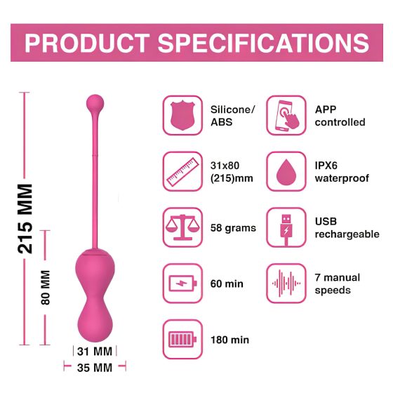 Smart Kegel Ball Duo (Purple)