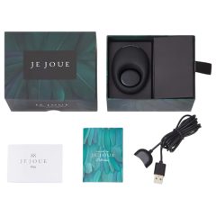   Je Joue Mio - Rechargeable Waterproof Vibrating Cock Ring (Black)