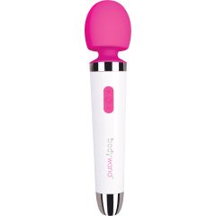   Bodywand Aqua Wand - waterproof massager vibrator (white-pink)