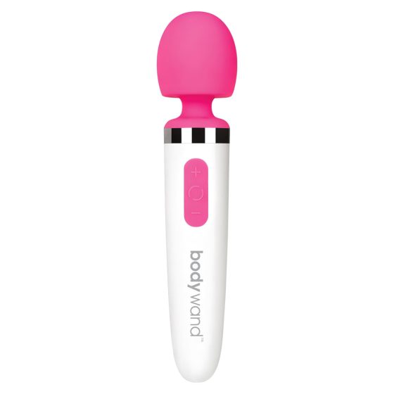 Bodywand Aqua Mini - Rechargeable Waterproof Massager Vibrator (White-Pink)