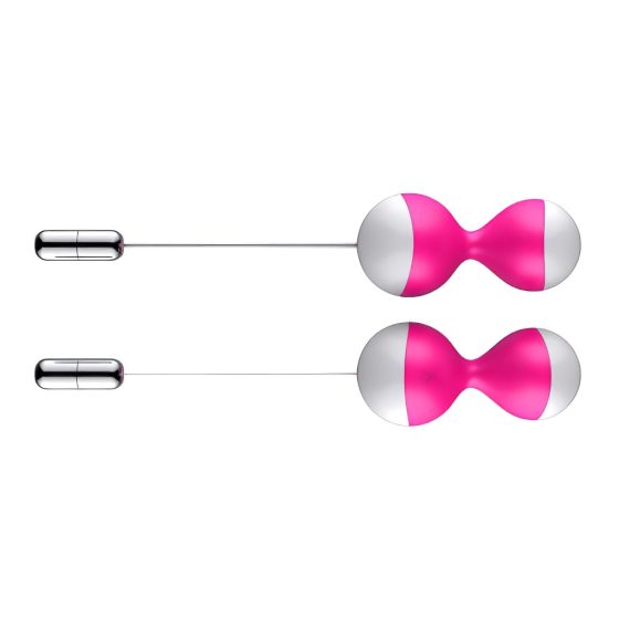 NALONE Miu Miu - Rechargeable Remote-Controlled Kegel Balls Duo (Pink)