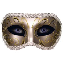 S&M - Pre-shaped, Shimmering Eye Mask (Bronze)