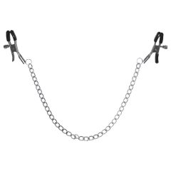 S&M - Nipple Clamps with Chain (1 Pair)