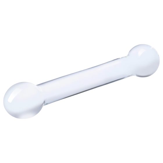 GLAS - Double-Ended, G-Spot Glass Dildo (Transparent)