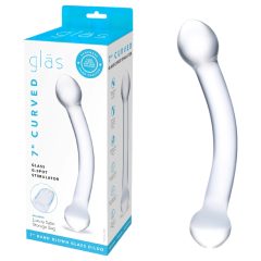 GLAS - Double-Ended G-Spot Glass Dildo (Transparent)