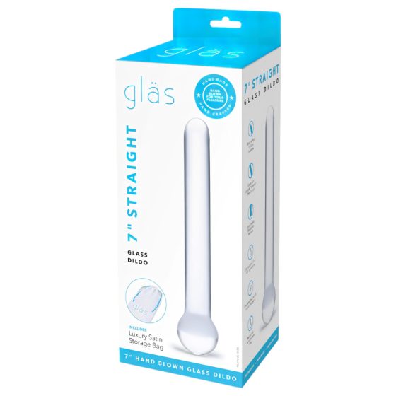 GLASS - Classic Glass Dildo (Transparent)