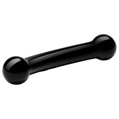 GLAS - Glass double dildo (black)