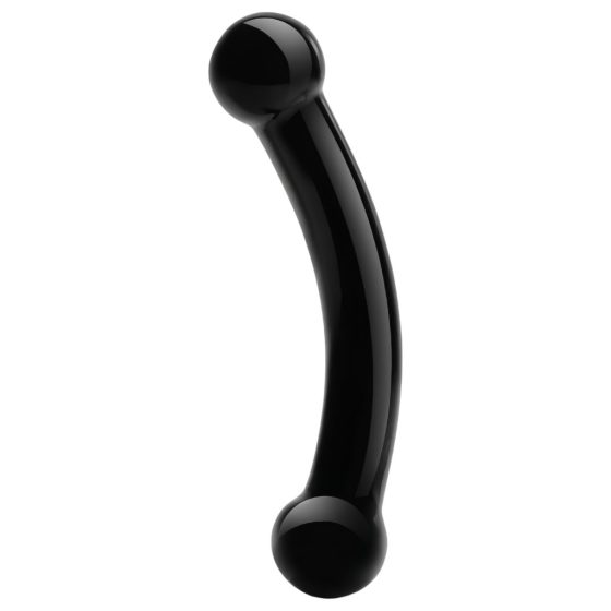 / GLAS - Double-Ended Glass Dildo (Black)