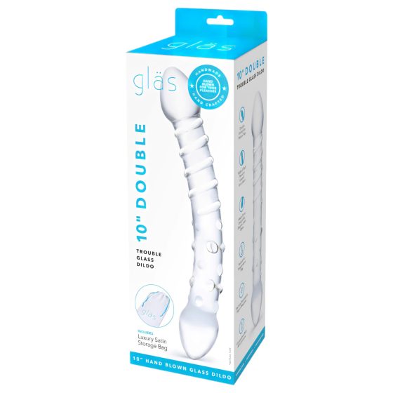 GLASS - Double Dildo (Clear)