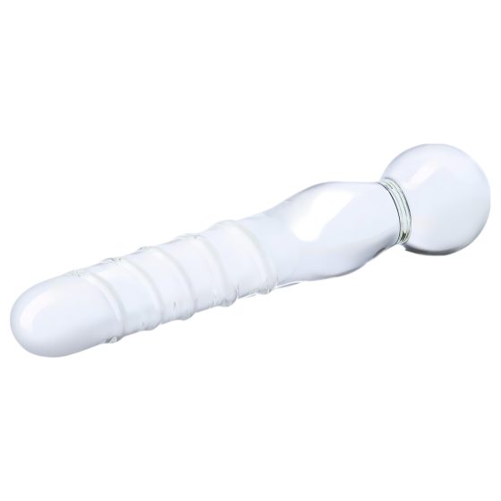 GLAS - double-ended glass dildo (transparent)