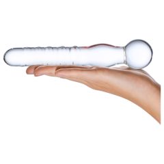 GLAS - Double-ended Glass Dildo (Transparent)