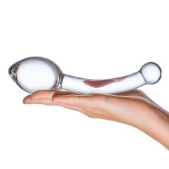 GLAS - Transparent Glass Double Dildo