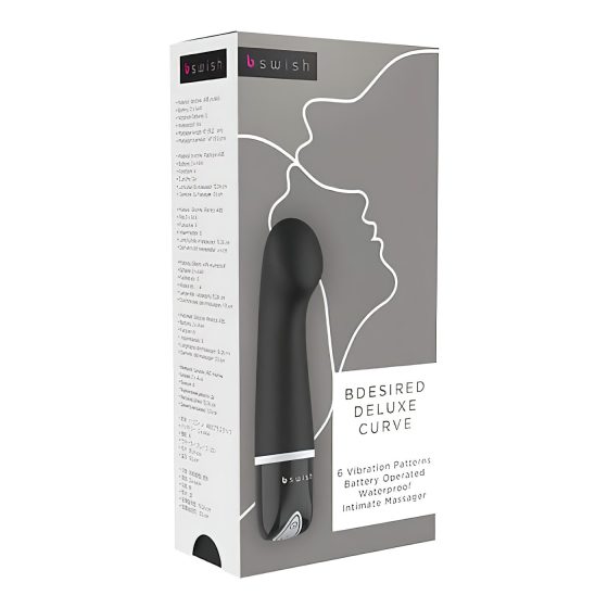 B SWISH Bdesired Deluxe Curve - G-spot Vibrator (Black)