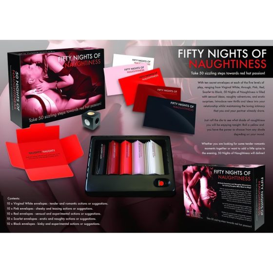 FIFTY NIGHTS OF NAUGHTINESS - Erotic Board Game (in English)