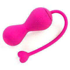   Smart Rechargeable Kegel Balls Duo (Pink) - LOVELIFE BY OHMIBOD - KRUSH