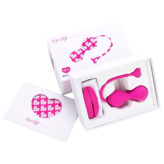 Smart Rechargeable Kegel Balls Duo (Pink) - LOVELIFE BY OHMIBOD - KRUSH