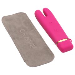 Crave Duet Flex - Rechargeable Clitoral Vibrator (Pink)