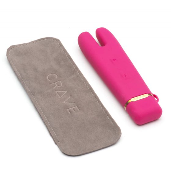 Crave Duet Flex - Rechargeable Clitoral Vibrator (Pink)