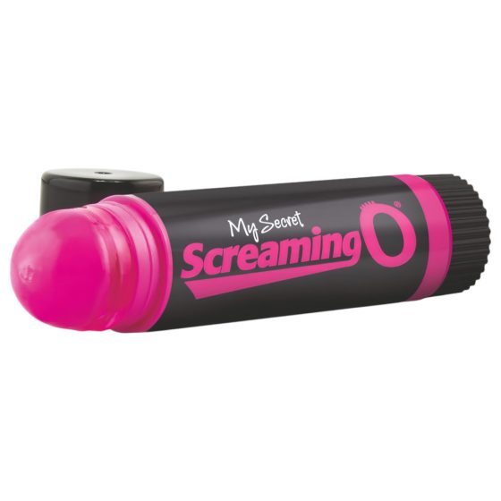 Screaming Lipstick Vibrator - Black and Pink