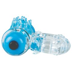   Screaming Color Pop - Vibrating Penis Ring (Translucent Blue)