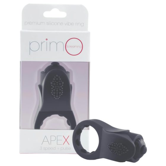 Screaming Primo - Vibrating Penis Ring (Black)