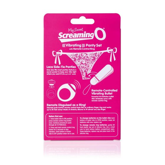 MySecret Screaming Pant - radio vibration panties - pink (S-L)