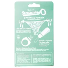   MySecret Screaming Panties - Radio-Controlled Vibrating Panties - White (S-L)