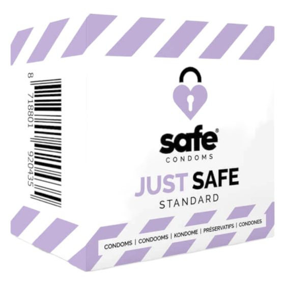 SAFE Just Safe - Standard Vanilla Condoms (5 pcs)