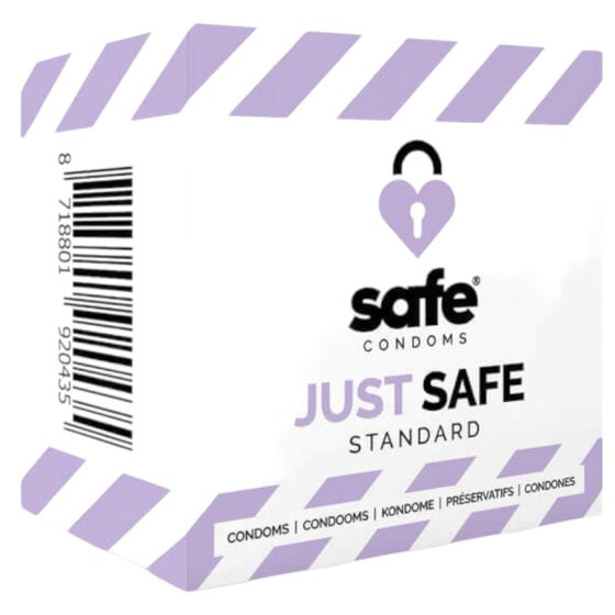 SAFE Just Safe - Standard Vanilla Condoms (5 pcs)