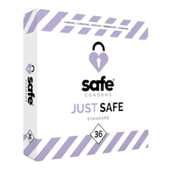 SAFE Just Safe - Standard Vanilla Condoms (36pcs)