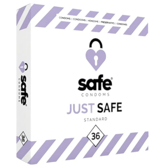 SAFE Just Safe - Standard Vanilla Condoms (36pcs)