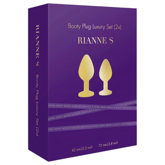 Rianne - 2-Piece Luxury Anal Set (Gold)