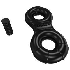   Bathmate Vibe Ring Eight - Rechargeable Vibrating Penis Ring (Black)