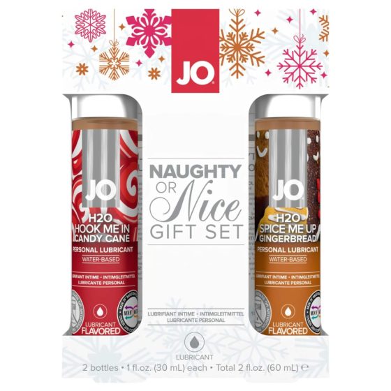 / System JO Naughty - Spicy Holiday Water-Based Lubricant Set (2x30ml)