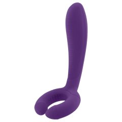   Rianne Duo - Waterproof, Rechargeable Couples Vibrator (Purple)