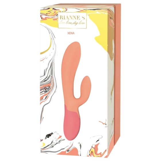 Rianne Essential Xena - Rechargeable, Warming Vibrator (Peach-Coral)