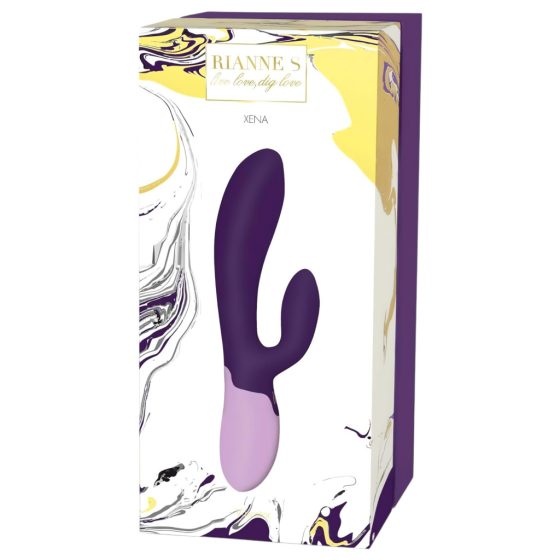 Rianne Essential Xena - Battery Operated Clitoral Vibrator (Dark Purple)